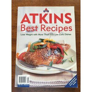Atkins Best Recipes Cookbook Weight Loss Lose Diet Low Carb